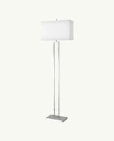 Floor Lamp-Hotel Lighting-23W Silver Color Led Plus